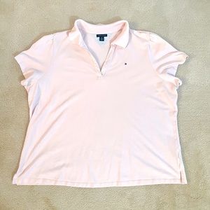 HILFIGER Polo 👚 Plus Size Pink 3X
